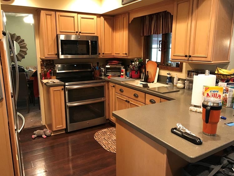 Kitchen remodel before