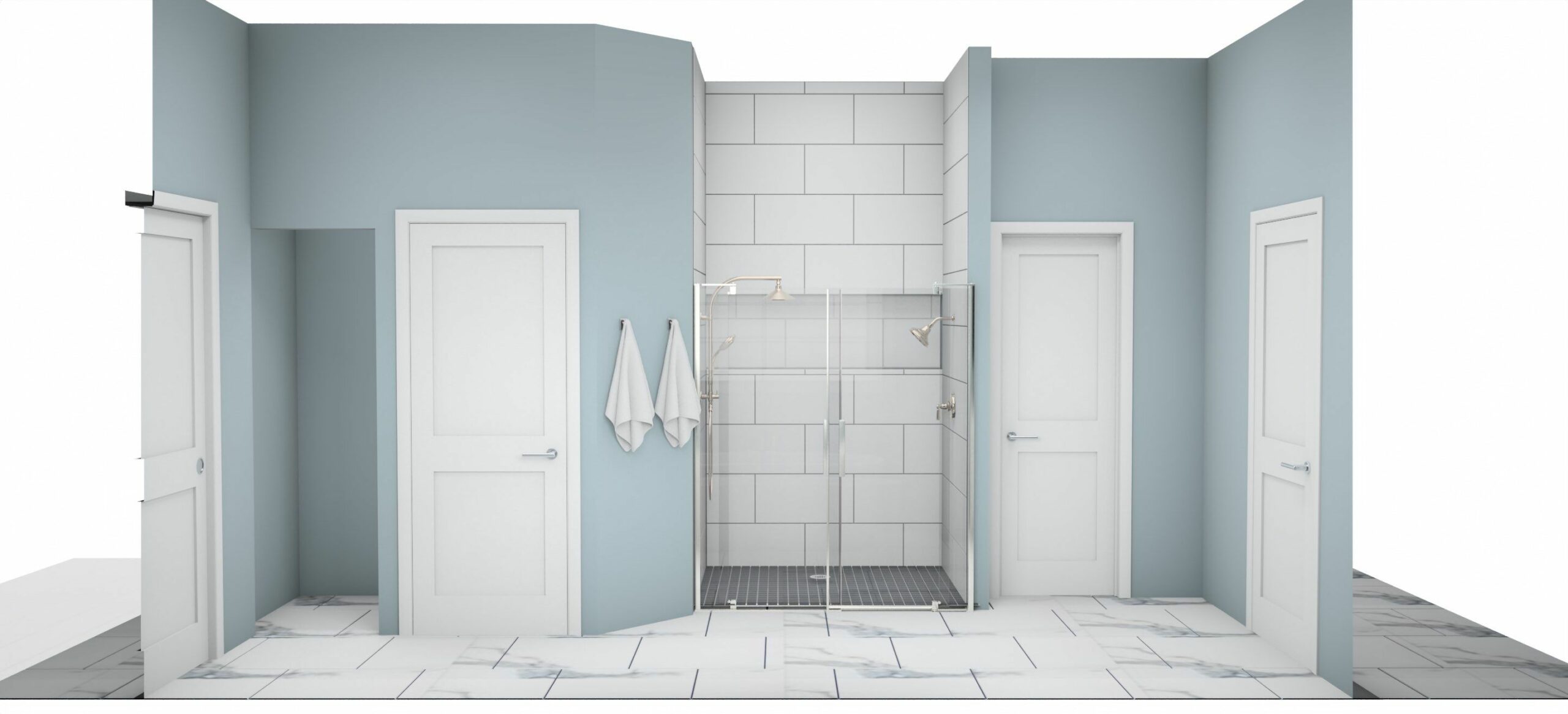 brecksville bathroom remodel 2 scaled - Keselman Construction Group Inc