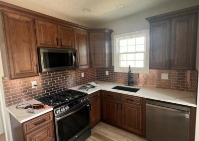 Remodeled Kitchen by Keselman Construction Group