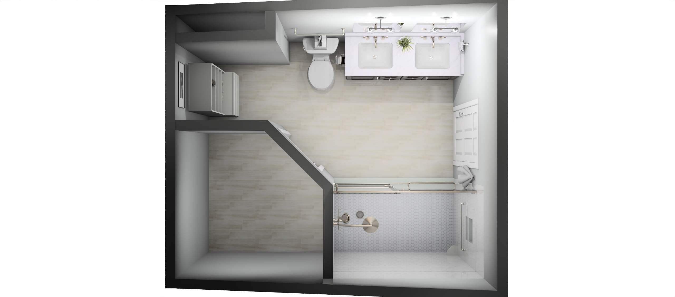 bathroom remodel dave kolenc 4 - Keselman Construction Group Inc