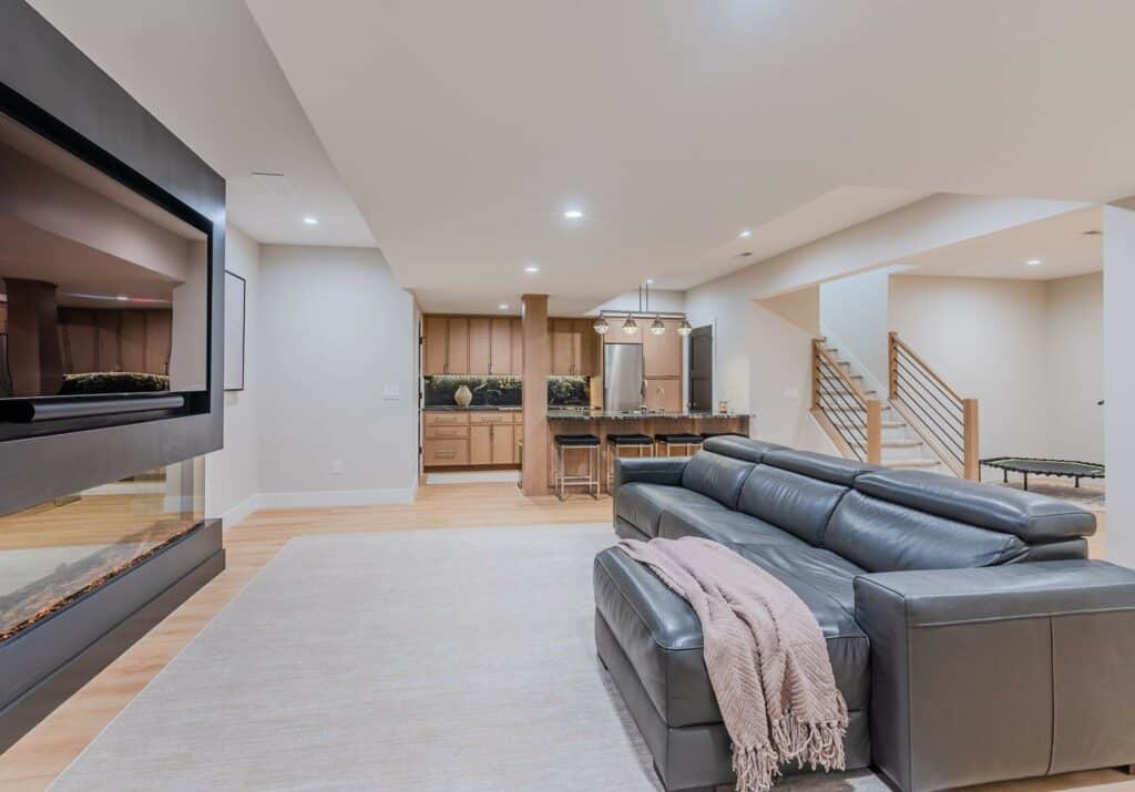 Basement Remodel in Broadview Heights - Keselman Construction Group