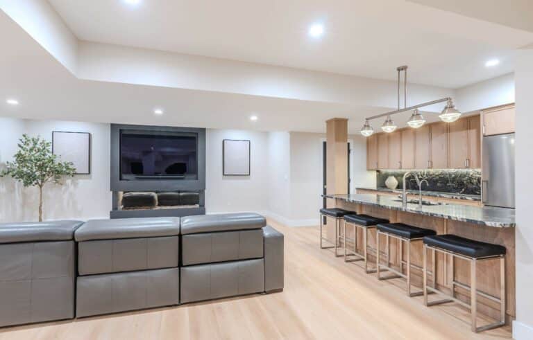 Basement Remodel in Broadview Heights - Keselman Construction Group