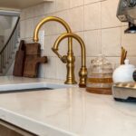 Richfield, OH Home Remodel | kitchen faucet brass