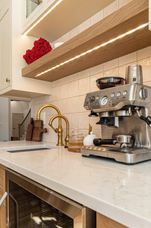 Richfield, OH Home Remodel | kitchen counter espresso machine