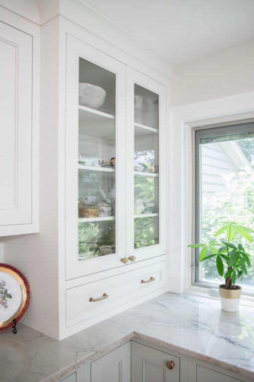 Custom White cabinetry Beachwood OH kitchen remodel
