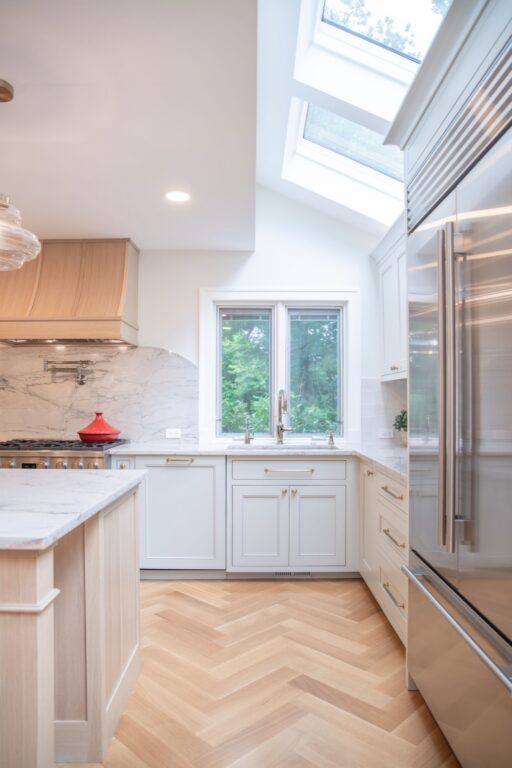 Custom White cabinetry Beachwood OH kitchen remodel