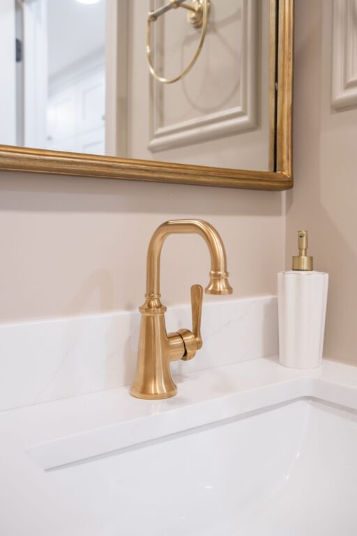 Custom White cabinetry Beachwood OH Bathroom Remodel
