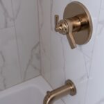 kcg bathroom remodel brass tub faucet detail shaker heights oh 47 - Keselman Construction Group Inc