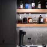 kcg pepper pike oh basement remodel wet bar beverage station - Keselman Construction Group Inc